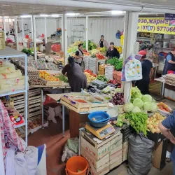 Local Bazaar in Kochkor-Ata - Kochkor-Ata