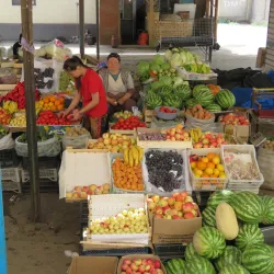 Local Bazaar in Kochkor-Ata - Kochkor-Ata