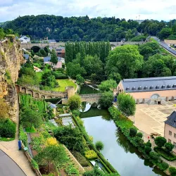 Captivating view of Luxembourg city