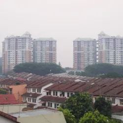 A vibrant street view in Damansara