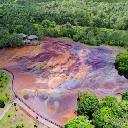Chamarel Waterfall and Seven Colored Earth - Brisee Verdiere
