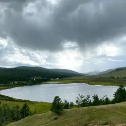 Khukh Nuur (Blue Lake) - Choyr