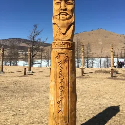 Khukh Nuur (Blue Lake) - Choyr