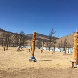 Khukh Nuur (Blue Lake) - Choyr