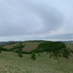 Khukh Nuur (Blue Lake) - Choyr