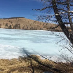 Khukh Nuur (Blue Lake) - Choyr