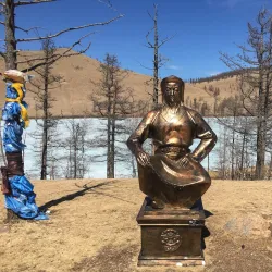 Khukh Nuur (Blue Lake) - Choyr