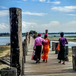 U Bein Bridge - Mandalay