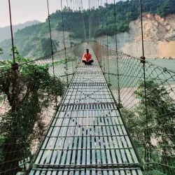 Rani Mahal Suspension Bridge - Tansen
