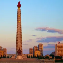 Juche Tower - Pyongyang