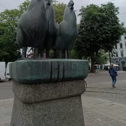 Henrik Wergeland's Statue - Sandvika