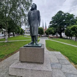 Henrik Ibsen Statue - Skien