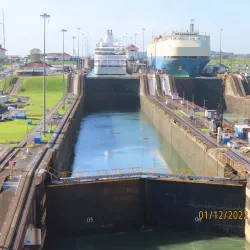 Panama Canal Atlantic Entrance (Gatun Locks) - Colon