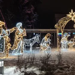 View of the cityscape in Otwock