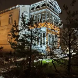 A vibrant street view in Otwock