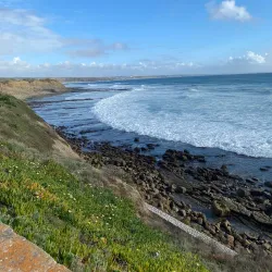 Surfing at Supertubos Beach - Peniche