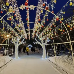 Lenin Square (nearby in Novosibirsk) - Koltsovo