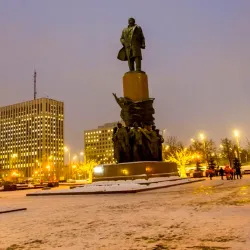 Lenin Square - Olëkminsk