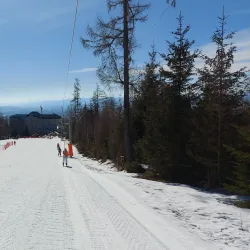 Skiing and Snowboarding Slopes - Stary Smokovec (High Tatras)