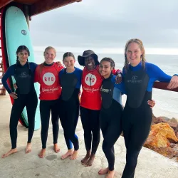 Surfing at St Francis Bay - St Francis Bay