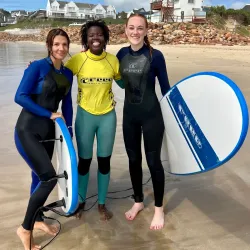 Surfing at St Francis Bay - St Francis Bay