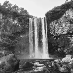 Jeongbang Waterfall - Jeju