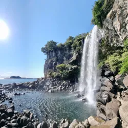 Jeongbang Waterfall - Seogwipo