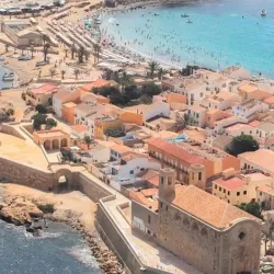 Beautiful landscape of Santa Pola