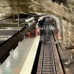 Västra Skogen Metro Station - Kista