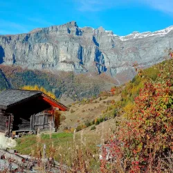 Albinen Suspension Bridge - Albinen