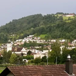 View of the cityscape in Ebikon