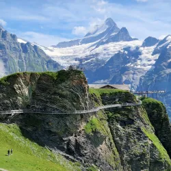 First Cliff Walk by Tissot - Grindelwald