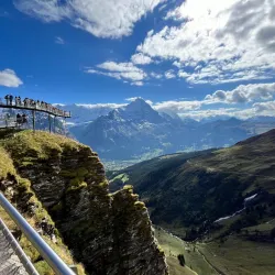 First Cliff Walk by Tissot - Grindelwald