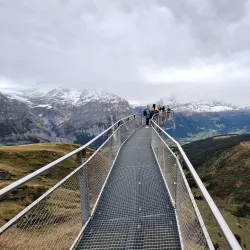 First Cliff Walk by Tissot - Grindelwald