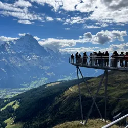 First Cliff Walk by Tissot - Grindelwald