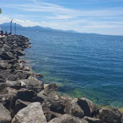 Ouchy Promenade and Lake Geneva - Lausanne