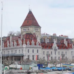 Ouchy Promenade and Lake Geneva - Lausanne