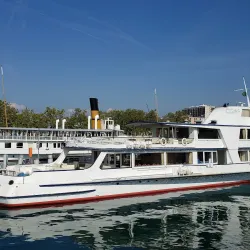 Ouchy Promenade and Lake Geneva - Lausanne