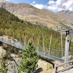 Zermatt-Furi Suspension Bridge - Zermatt