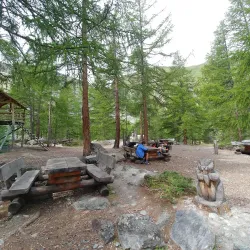 Zermatt-Furi Suspension Bridge - Zermatt