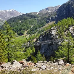 Zermatt-Furi Suspension Bridge - Zermatt