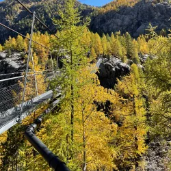 Zermatt-Furi Suspension Bridge - Zermatt