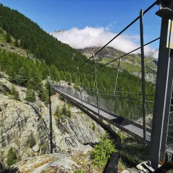 Zermatt-Furi Suspension Bridge - Zermatt