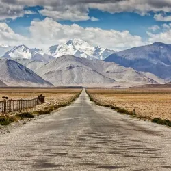 Nearby Pamir Mountains - Proletarsk