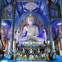 Wat Rong Suea Ten (Blue Temple) - Chiang Rai