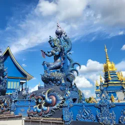 Wat Rong Suea Ten (Blue Temple) - Chiang Rai
