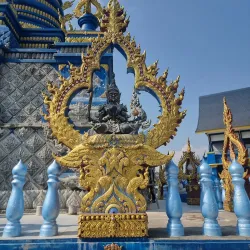 Wat Rong Suea Ten (Blue Temple) - Chiang Rai