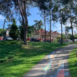 Irpin River and Riverside Park - Irpin