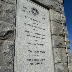 Macduff War Memorial - Macduff