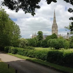 The Close and Cathedral Green - Salisbury